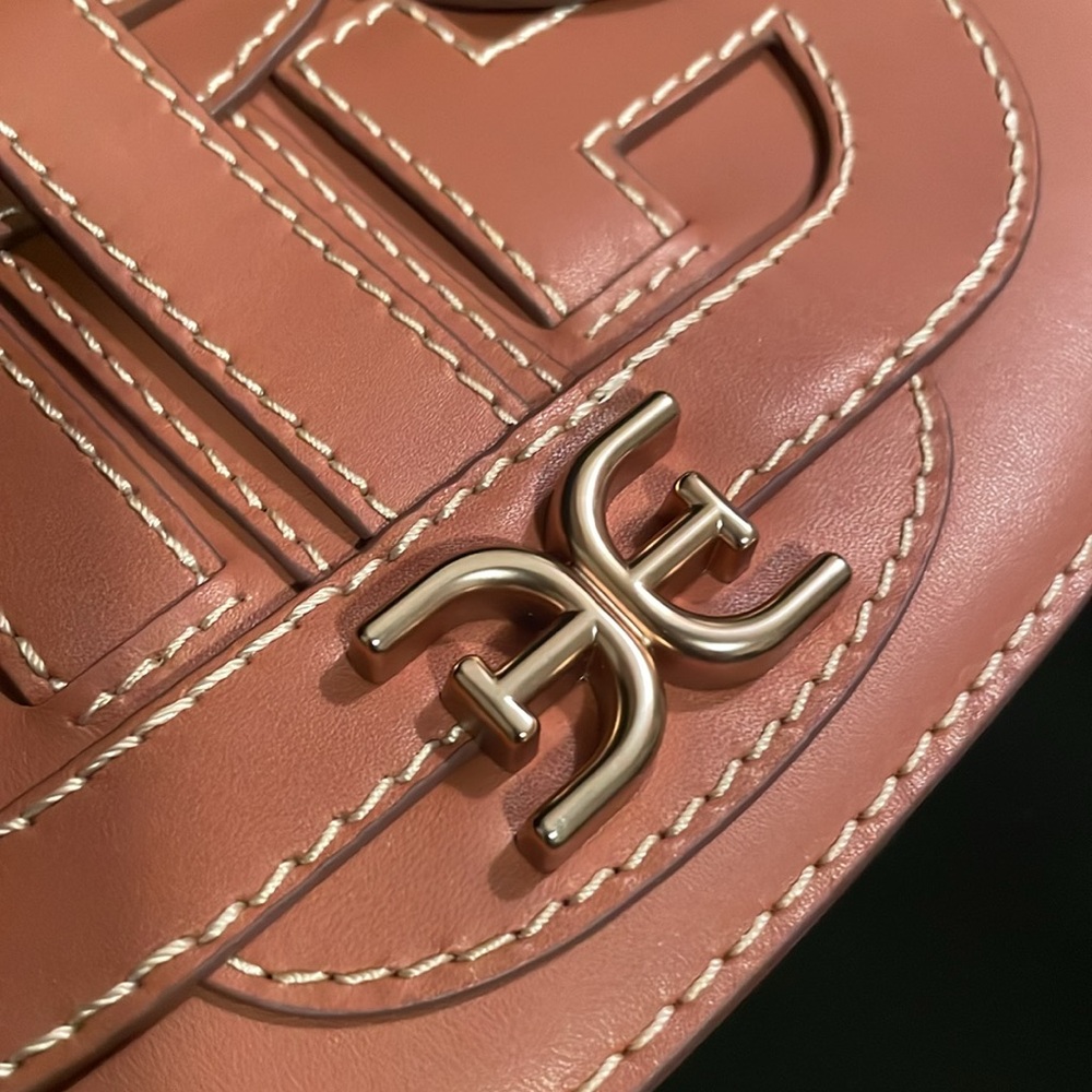 Sam Edelman Bay Leather Saddle Bag Handbag *NWT* - Picture 7 of 8
